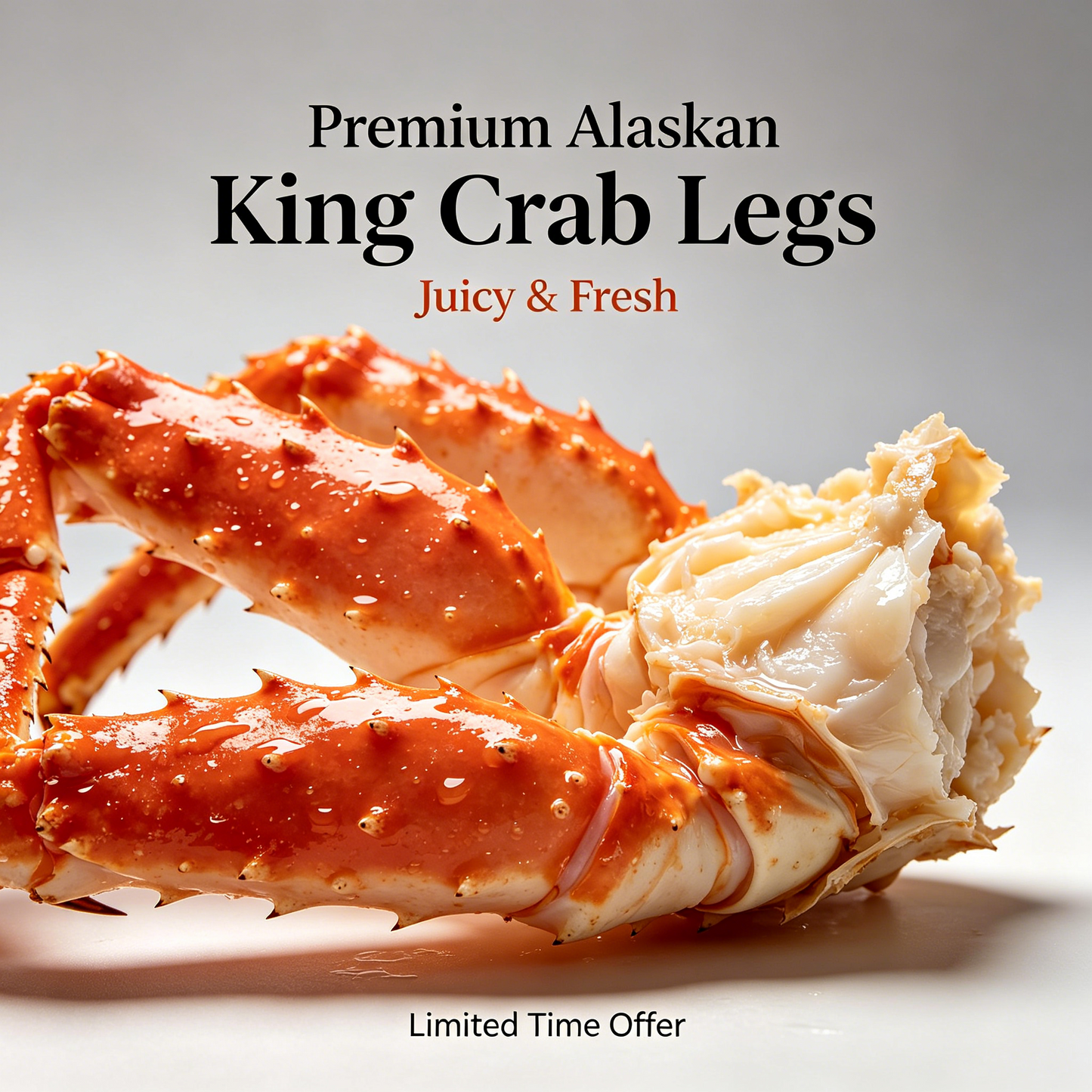 Wild Alaskan King Crab Legs 🦀 – Limited-Time Savings